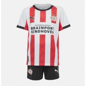 Billiga PSV Eindhoven Hemmatröja Barn 2025-26 Kortärmad (+ Korta byxor)